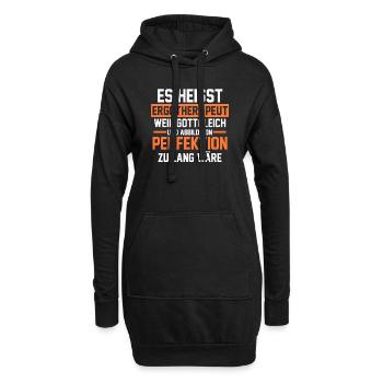 Ergotherapie Ergotherapeut - Hoodie-Kleid - Schwarz - Vorne