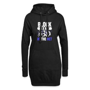 Block Party At The Net Blocker Setter Volleyball P - Hoodie-Kleid - Schwarz - Vorne