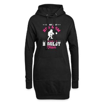 Volleyball I'm Not Just Her Mom I'm Her Biggest Fa - Hoodie-Kleid - Schwarz - Vorne