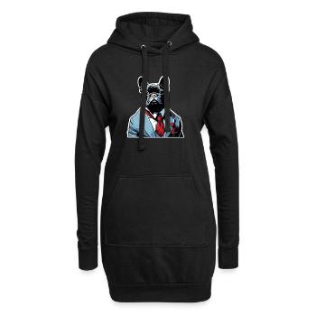 French Bulldog T Shirt Dog funny dog design Hunde - Hoodie-Kleid - Schwarz - Vorne