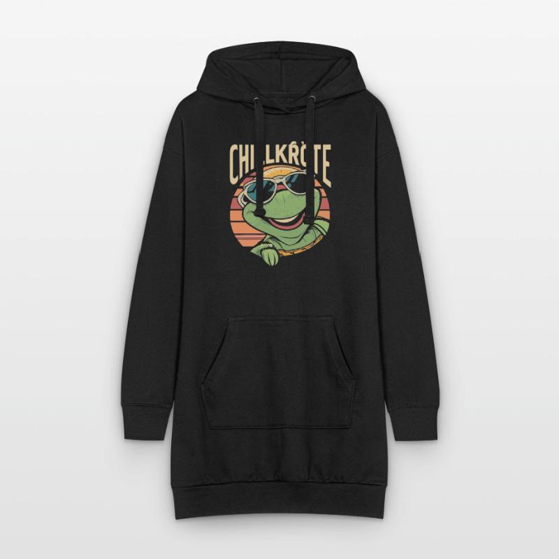 Relaxed turtles Chill toad Hoodie Dress