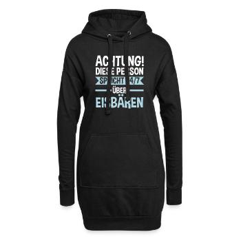 Eisbär Eisbären - Hoodie-Kleid - Schwarz - Vorne