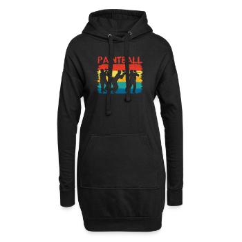 Paintball Cool Paintballers Sports d’équipe tactiques - Sweat-shirt à capuche long Femme - noir - Devant
