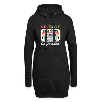 Best of 1992 - zum 32. Geburtstag Limited Edition - Hoodie-Kleid - Schwarz - Vorne