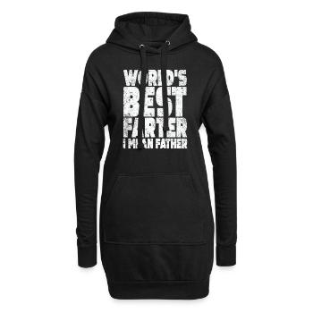 Le meilleur agriculteur du monde, je veux dire père - Sweat-shirt à capuche long Femme - noir - Devant
