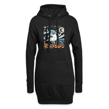 Van Ghost Art Teacher Halloween - Hoodie-Kleid - Schwarz - Vorne