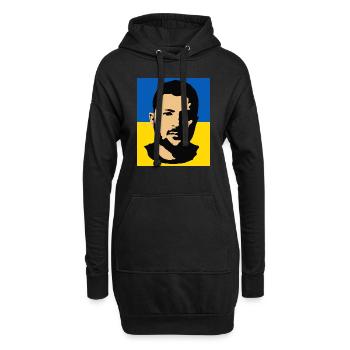 Resistance - Hoodie-Kleid - Schwarz - Vorne