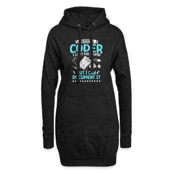 Spécialiste du codage de codeur médical - Sweat-shirt à capuche long Femme - noir - Devant