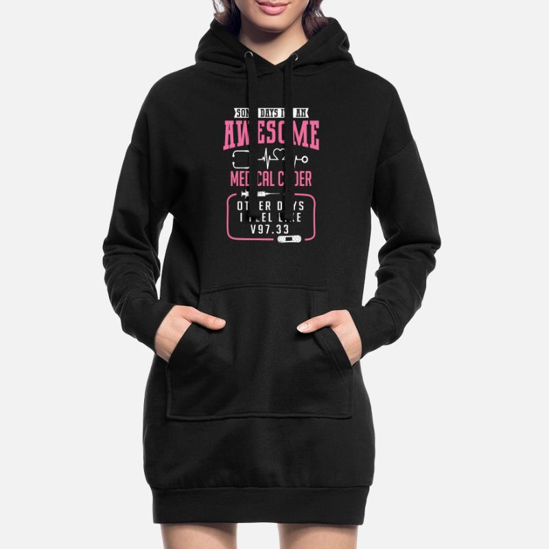 Medical Coder Coding Specialist Hoodie Dress