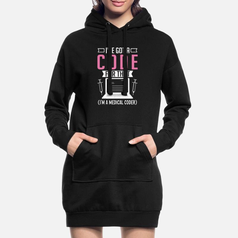 Medical Coder Coding Specialist Hoodie Dress