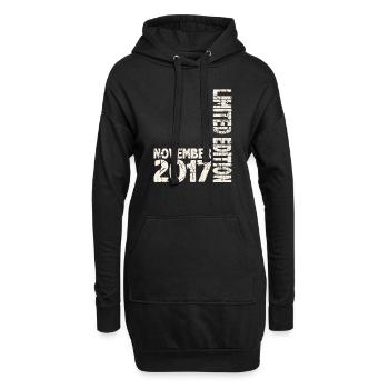 Novembre 2017 Edition Limitée 6 Ans Homme Femme - Sweat-shirt à capuche long Femme - noir - Devant
