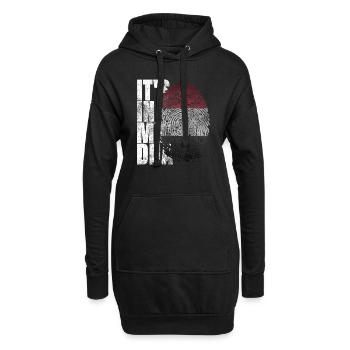 Yémen - Sweat-shirt à capuche long Femme - noir - Devant