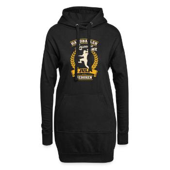 Hallen Sport Handballerin Handballverein Handball - Hoodie-Kleid - Schwarz - Vorne