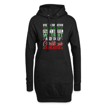 Aufgrund Der Inflation ist das mein Wetsuit - Hoodie-Kleid - Schwarz - Vorne