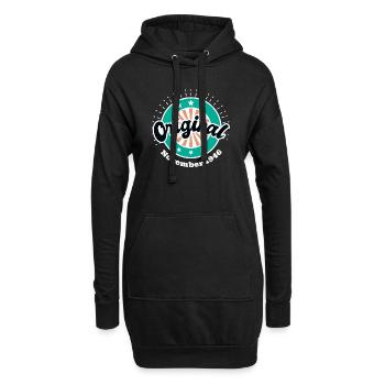 Novembre 1946 Original 77 Ans Homme Femme - Sweat-shirt à capuche long Femme - noir - Devant