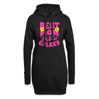 BEST MOM IN THE GALAXY - Hoodie-Kleid - Schwarz - Vorne
