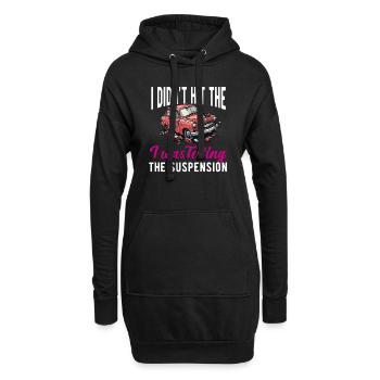 Neue Fahrschüler Mädchen Frauen Mutter Tochter - Hoodie-Kleid - Schwarz - Vorne