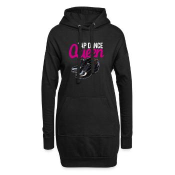 Appréciation du professeur de claquettes pour les filles - Sweat-shirt à capuche long Femme - noir - Devant
