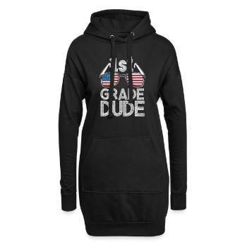 Professeur de maternelle Drôle Étudiant 1er Diplôme - Sweat-shirt à capuche long Femme - noir - Devant
