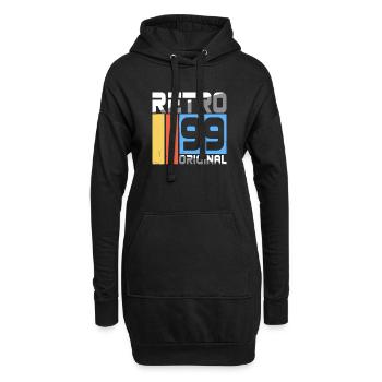 1999 Vintage Classic Retro Limited Edition - Hoodie-Kleid - Schwarz - Vorne