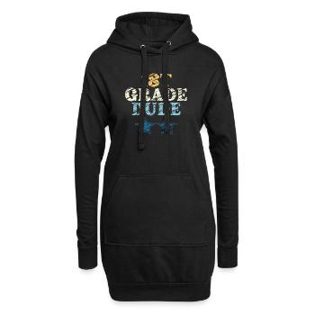 Professeur de maternelle Drôle Étudiant 1er Diplôme - Sweat-shirt à capuche long Femme - noir - Devant