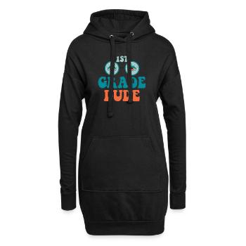 Professeur de maternelle Drôle Étudiant 1er Diplôme - Sweat-shirt à capuche long Femme - noir - Devant