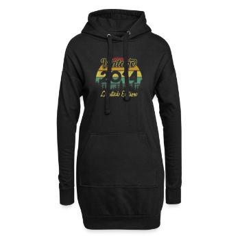 Vintage 2014 limited edition - Sweat-shirt à capuche long Femme - noir - Devant