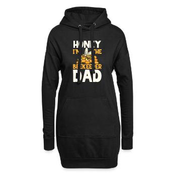 Bee Father Honey Beekeeper Father Beekeeper - Hoodie Dress - black - Front
