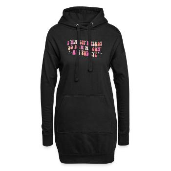 Je fais correspondre l’énergie, alors comment nous allons agir aujourd’hui - Sweat-shirt à capuche long Femme - noir - Devant