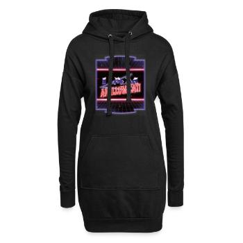 Cadeau d’anniversaire chats amour chat humour chaton - Sweat-shirt à capuche long Femme - noir - Devant