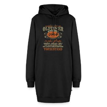 20. Geburtstag Oldtimer 2004 - Hoodie-Kleid - Schwarz - Vorne