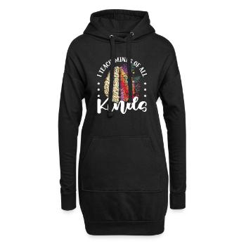 Ich Unterrichte Köpfe Aller Art Sped-lehrer - Hoodie-Kleid - Schwarz - Vorne