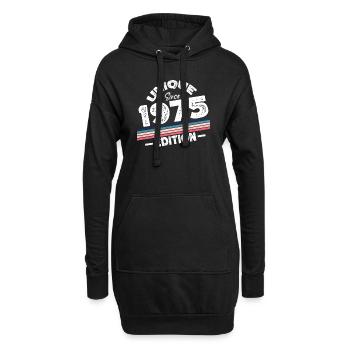 Unique Since 1975 Edition Birthday Vintage 1975 - Hoodie Dress - black - Front