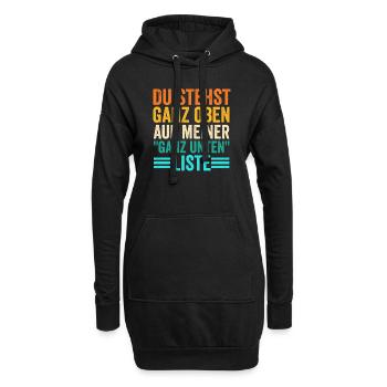 Travail Collègue Bureau Humour Travail Drôles Dictons - Sweat-shirt à capuche long Femme - noir - Devant