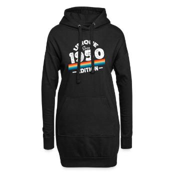 Unique Since 1950's Edition Birthday Vintage 1950's - Hoodie Dress - black - Front