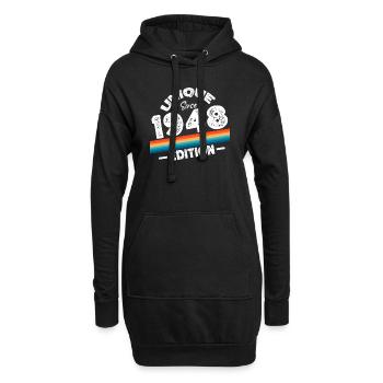 Unique Since 1948 Edition Birthday Vintage 1948 - Hoodie Dress - black - Front