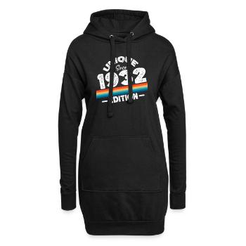 Unique depuis 1932 Edition Anniversaire Millésime 1932 - Sweat-shirt à capuche long Femme - noir - Devant