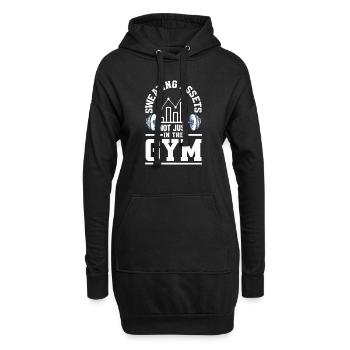 Des actifs qui ne se sument pas seulement dans le gymnase Finance - Sweat-shirt à capuche long Femme - noir - Devant