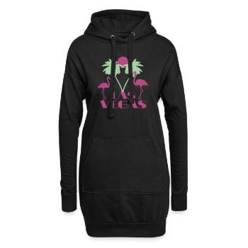 Las Vegas Nevada Souvenir Geschenk - Hoodie-Kleid - Schwarz - Vorne