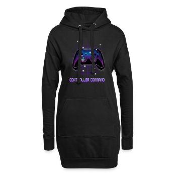 Gamers Video Gaming Geek Console Game Controller - Hoodie-Kleid - Schwarz - Vorne