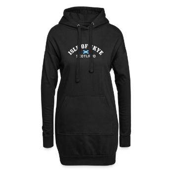 Île de Skye Drapeau de l’Écosse - Sweat-shirt à capuche long Femme - noir - Devant