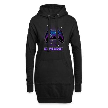 Gamers Video Gaming Geek Console Game Controller - Hoodie-Kleid - Schwarz - Vorne