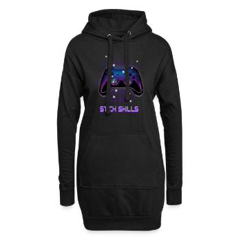 Gamers Video Gaming Geek Console Game Controller - Hoodie-Kleid - Schwarz - Vorne