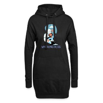 Chef Cook Kitchen Culinary Retro Bake Restaurant - Hoodie-Kleid - Schwarz - Vorne