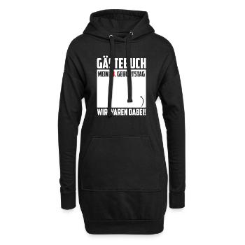 18. Geburtstag Junge Mädchen 18 Jahre 2006 Lustig - Hoodie-Kleid - Schwarz - Vorne