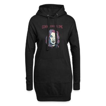 Cool Vampire Retro Halloween Beautiful Hot Fashion - Hoodie-Kleid - Schwarz - Vorne