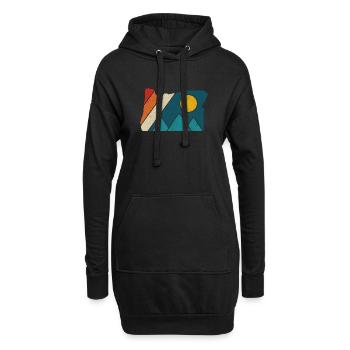 Oregon - Hoodie-Kleid - Schwarz - Vorne