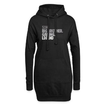 Big Brother Video Gamer New Brother Gaming - Sweat-shirt à capuche long Femme - noir - Devant