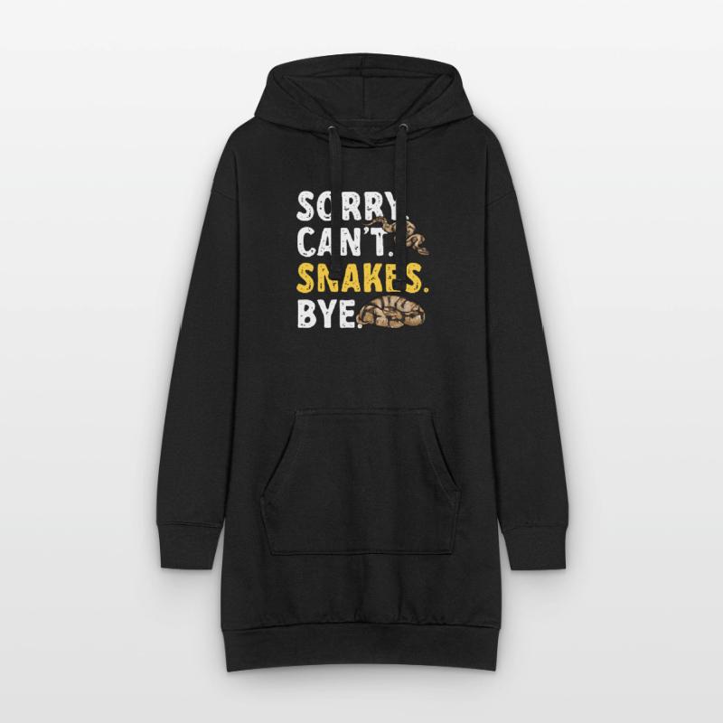 Ball Python Snake King Python Sweat-shirt à capuche long Femme