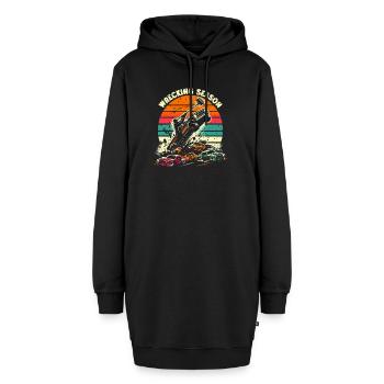 Wrecking Season - Chemise de fan Demolition Derby - Sweat-shirt à capuche long Femme - noir - Devant